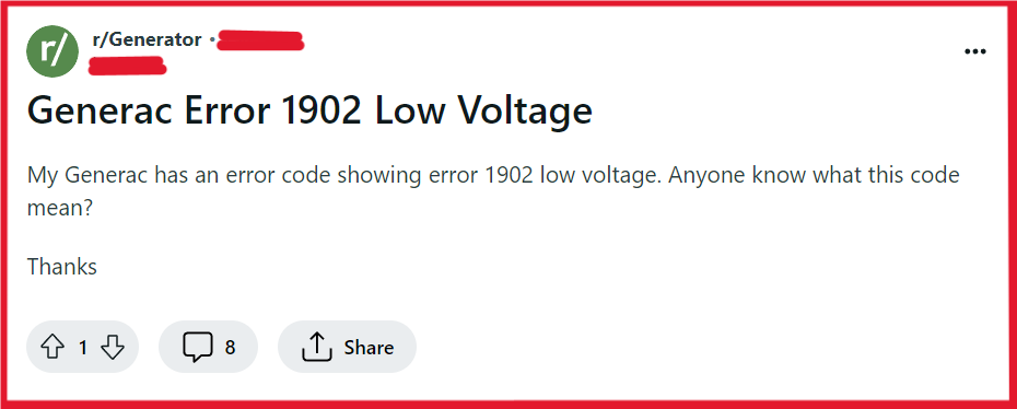 How To Fix Generac Error Code 1902 2 Fix Error Code 1902 On Generac