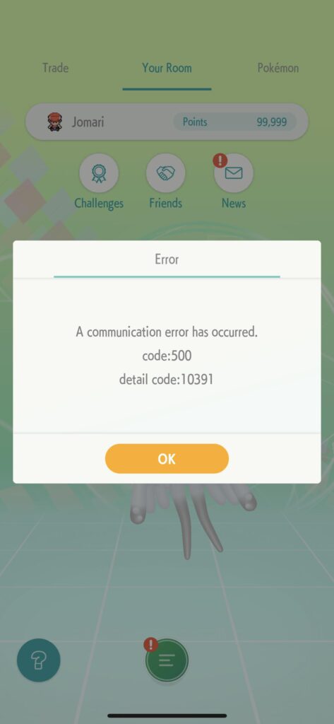 How To Fix Pokemon Home Error Code 500 Detail Code 10391 2 Fix Error Code 500 Detail Code 10391 on Pokemon Home