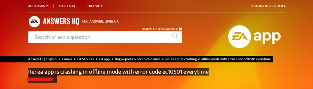 How To Fix EA App Error Code EC:10501 Something Went Wrong 2 Fix Error Code EC 10501 Something Went Wrong In EA App