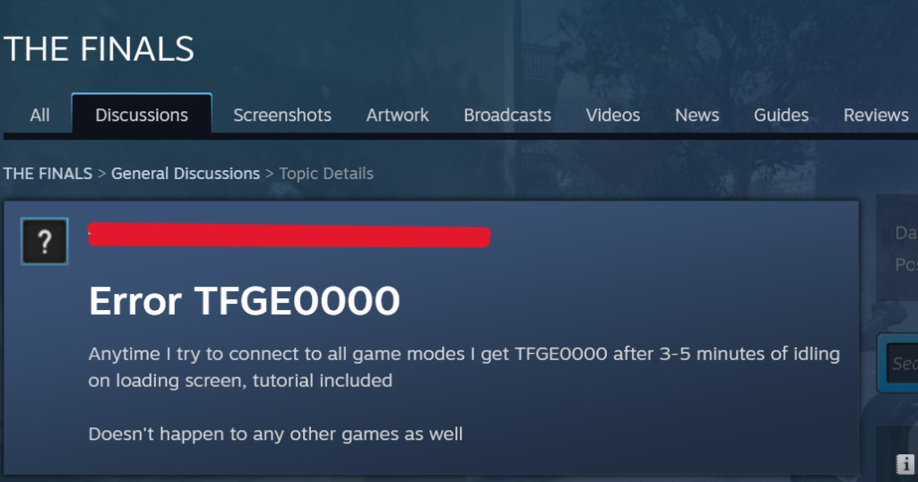 How To Fix The Finals Error Code TFGE0000, TFGE0001, TFGE0002, TFGE0003 2 Fix Error Code TFGE0000 TFGE0001 TFGE0002 TFGE0003 in The Finals 1