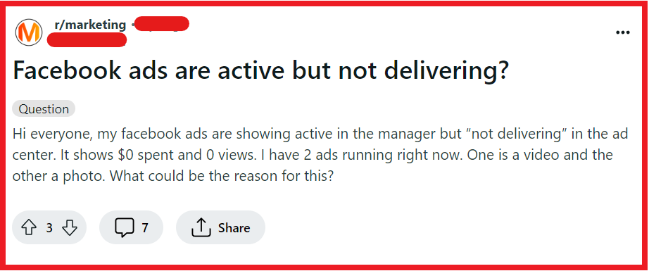 How To Fix Facebook Ad Active But Not Delivering 1 Fix Facebook Ad Active But Not Delivering