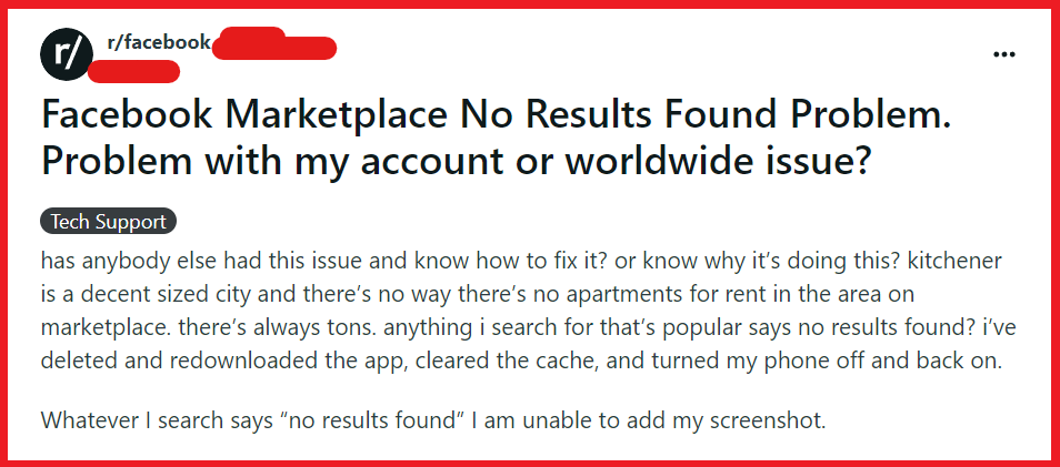 How To Fix Facebook Marketplace No Results Found Problem 1 Fix Facebook Marketplace No Results Found Problem on Facebook marketplace