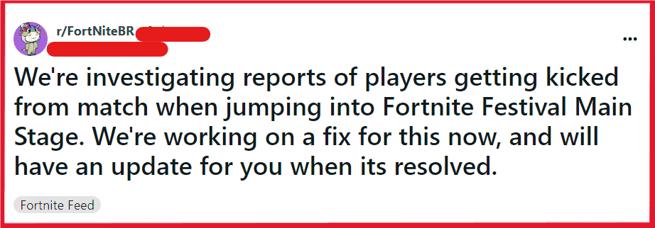 How To Fix Fortnite Festival Main Stage Not Working 2 Fix Festival Main Stage Not Working In Fortnite