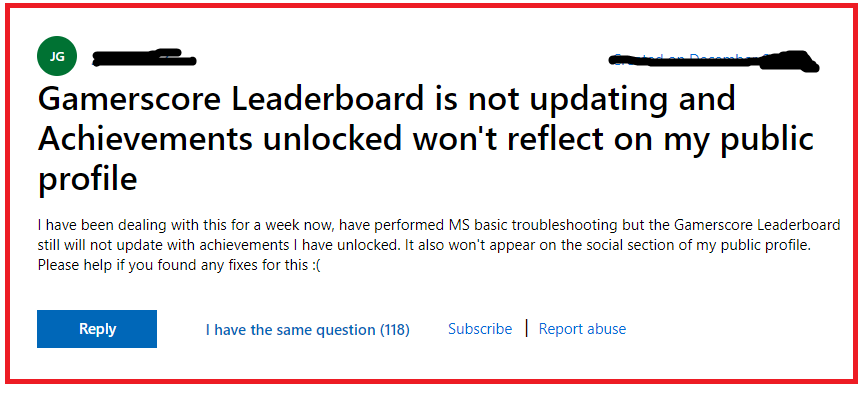 How To Fix Gamerscore Leaderboard Not Updating And Achievements Unlocked Won't Show On My Public Profile On Xbox 2 Fix Gamerscore Leaderboard Not Updating And Achievements Unlocked Wont 1