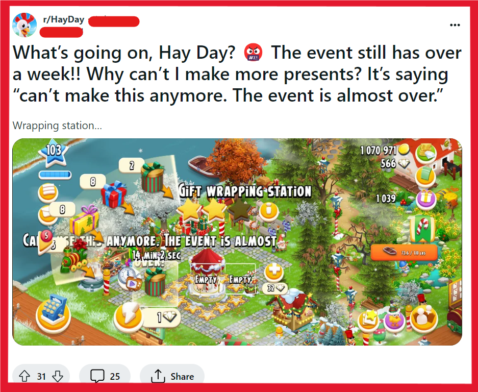 How To Fix Hay Day Gift Wrapping Station Not Working 2 Fix Gift Wrapping Station Not Working In Hay Day 1
