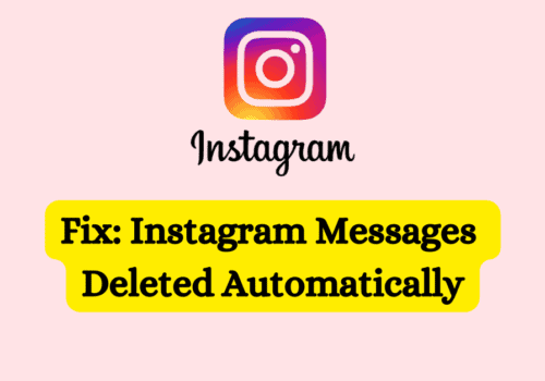 Fix Instagram Messages Deleted Automatically