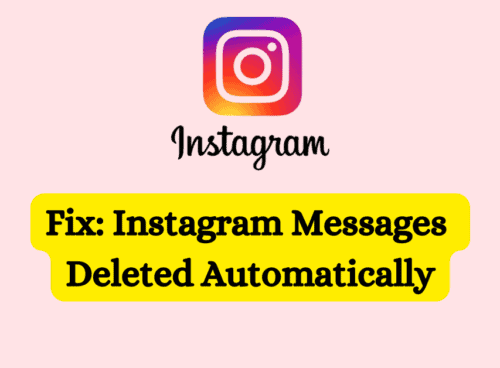 Fix Instagram Messages Deleted Automatically