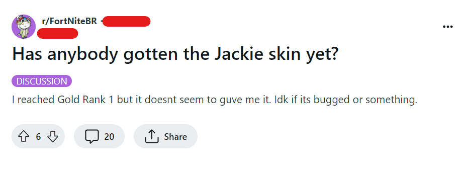 Fix Jackie Skin Not Unlocking In Fortnite