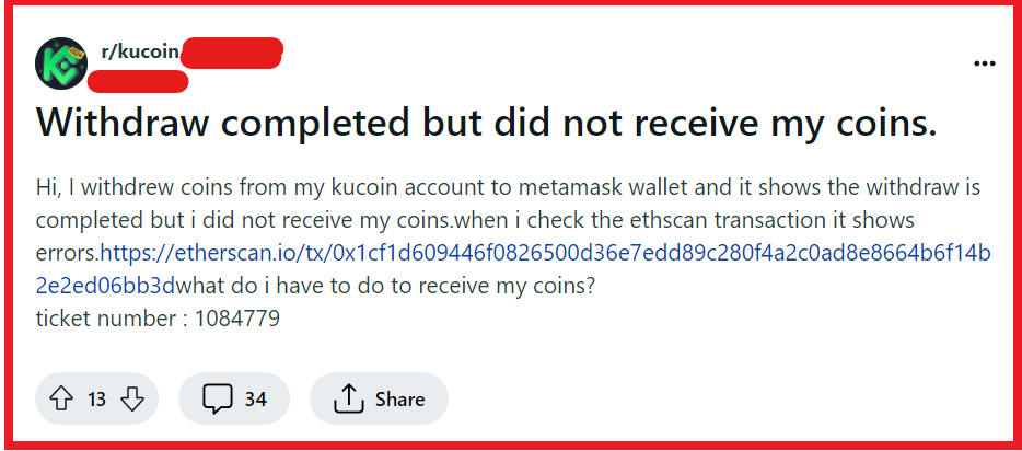 How To Fix “Withdrawal Initiation Failed” On KuCoin 2 Fix KuCoin Withdrawal Completed But Not Received
