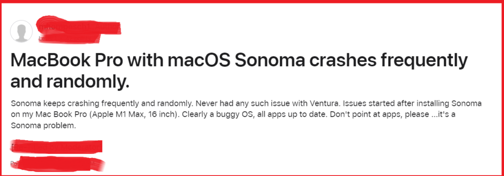 How To Fix MacBook Pro With macOS Sonoma Crashes Frequently And Randomly 1 Fix MacBook Pro With macOS Sonoma Crashes Frequently And Randomly