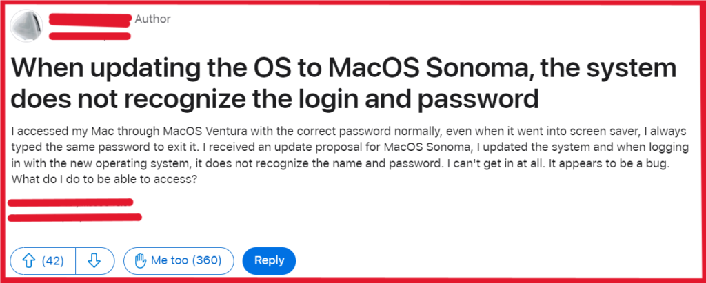 How To Fix macOS Sonoma Not Accepting Password 1 Fix Not Accepting Password On macOS Sonoma