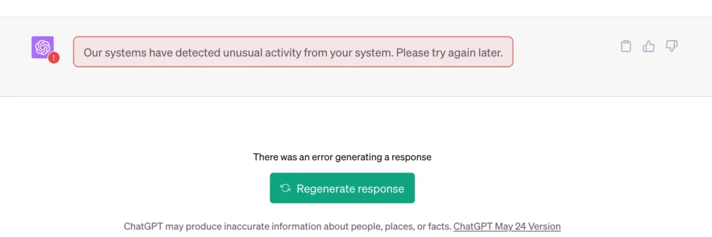 How To Fix “Our Systems Have Detected Unusual Activity From Your System Please Try Again Later” On ChatGPT 2 Fix Our Systems Have Detected Unusual Activity From Your System Please Try Again Later On ChatGPT