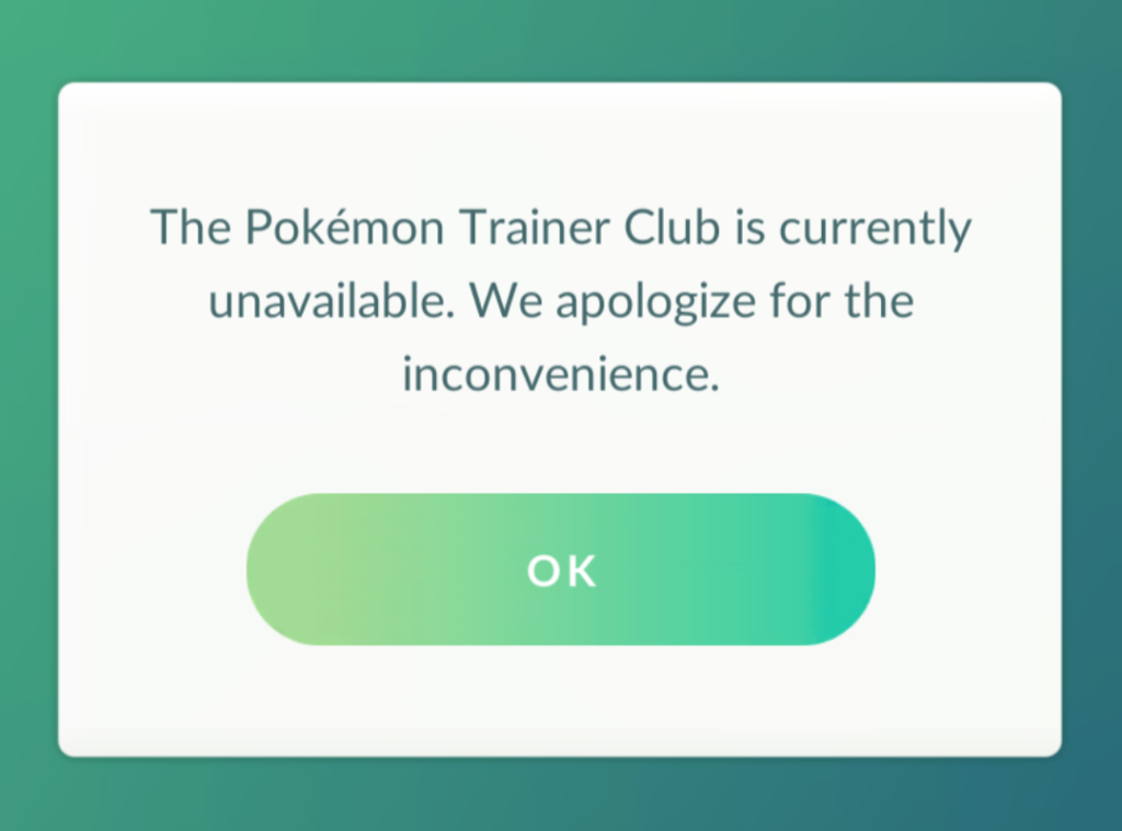 How To Fix Pokemon Go Pokemon Trainer Club Not Working 2 Fix Pokemon Trainer Club Not Working in Pokemon Go