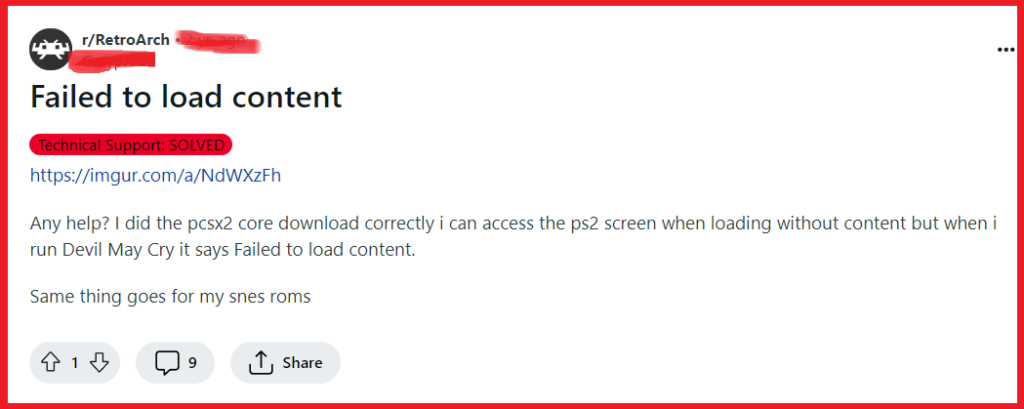 How To Fix RetroArch Failed To Load Content Error 1 Fix RetroArch Failed To Load Content Error