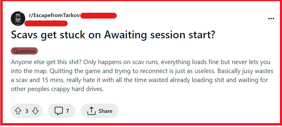 How To Fix Scav Stuck On Awaiting Session Start 2 Fix Scav Stuck On Awaiting Session Start on Escape from Tarkov