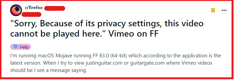 How To Fix "Sorry Because Of Its Privacy Settings, This Video Cannot Be Played Here" On Vimeo 2 Fix Sorry Because Of Its Privacy Settings This Video Cannot Be Played Here On Vimeo