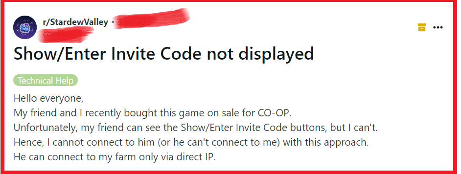 How To Fix Stardew Valley Invite Code Not Showing 2 Fix Stardew Valley Invite Code Not Showing 1