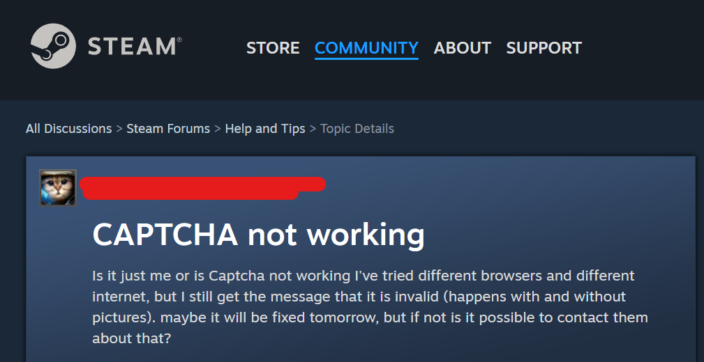 How To Fix Steam Support Captcha Not Working 2 Fix Steam Support Captcha Not Working