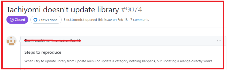 How To Fix Tachiyomi Library Not Updating 2 Fix Tachiyomi Library Not Updating