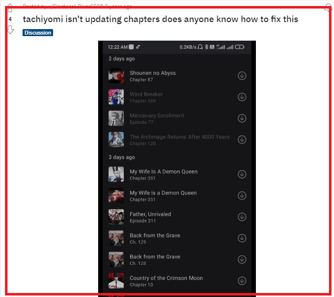How To Fix Tachiyomi Not Updating Chapters 2 Fix Tachiyomi Not Updating Chapters