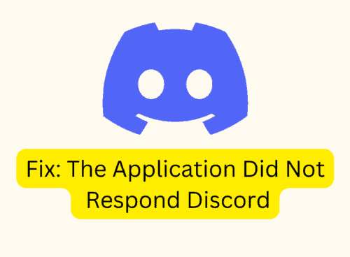 Fix The Application Did Not Respond Discord