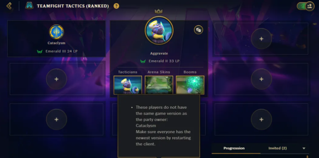 How To Fix “These Players Do Not Have The Same Game Version” In TFT (Teamfight Tactics) 2 Fix These Players Do Not Have The Same Game Version In TFT