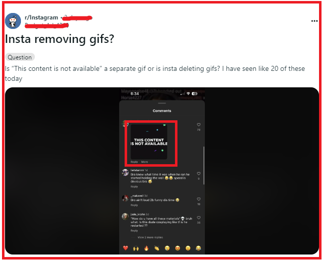 How To Fix This Content Is Not Available For GIF On Instagram 1 Fix This Content Is Not Available For GIF On Instagram 1