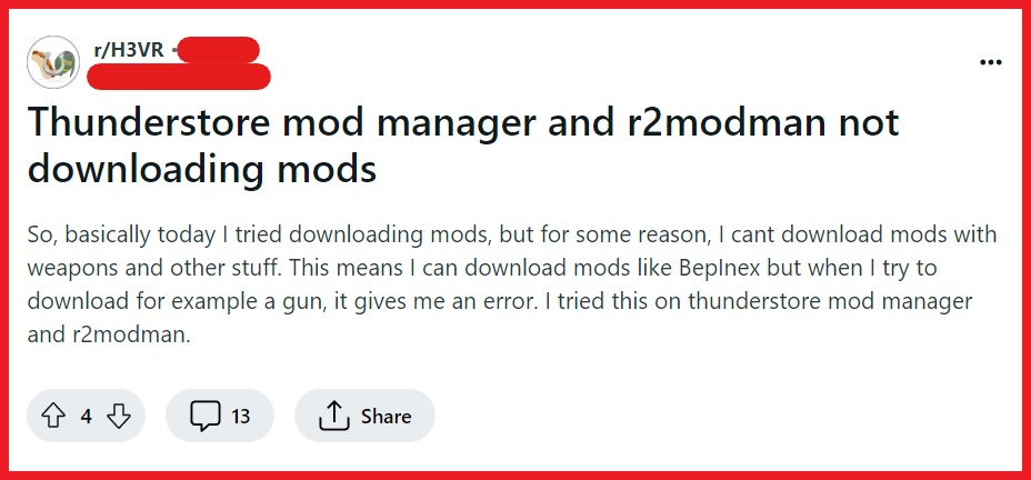How To Fix Thunderstore Mod Manager Not Working Or Downloading Mods 2 Fix Thunderstore Mod Manager Not Working Or Downloading Mods
