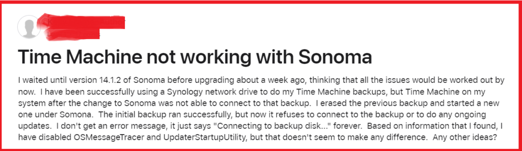 How To Fix Time Machine Not Working On MacBook macOS Sonoma 1 Fix Time Machine Not Working On MacBook macOS Sonoma