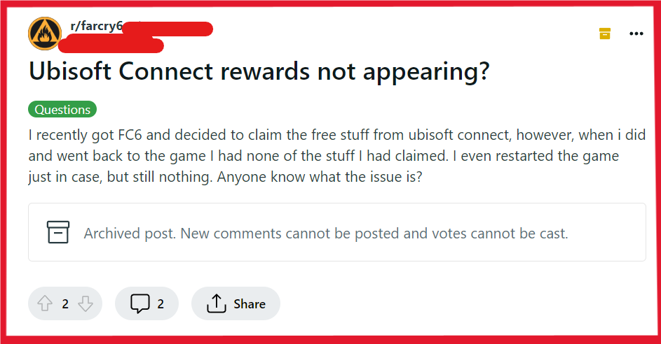 How To Fix Far Cry 6 Ubisoft Connect Rewards Not Showing 2 Fix Ubisoft Connect Rewards Not Showing Far Cry 6