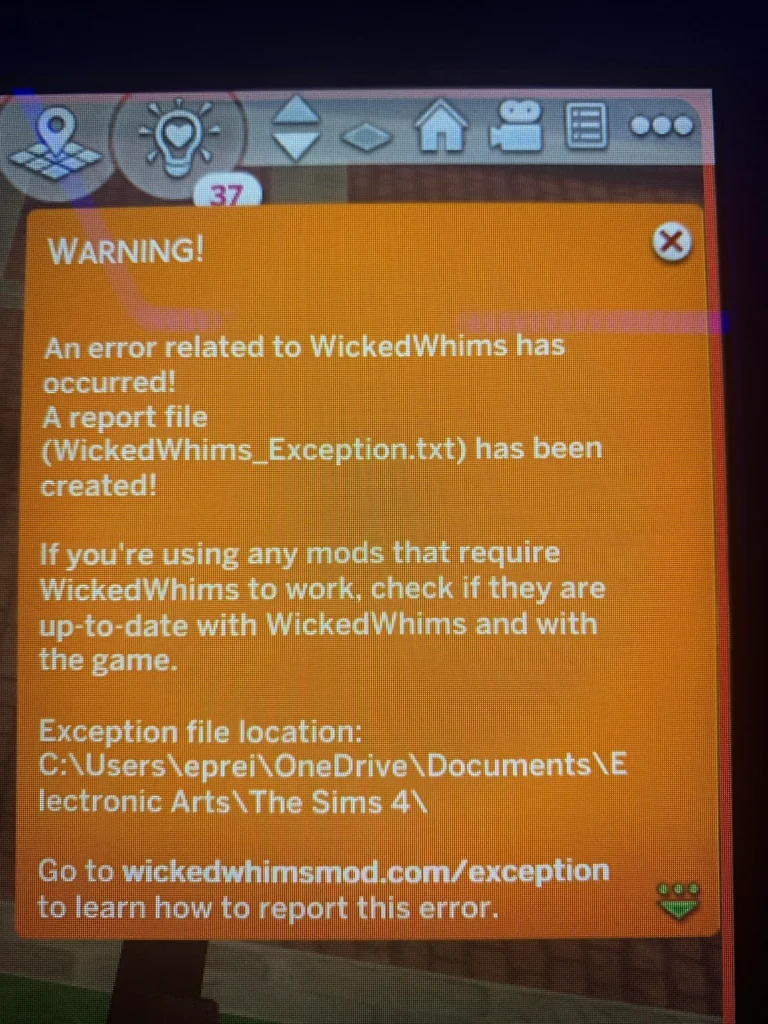 How To Fix The Sims 4 Wicked Whims Mod Exception Error 2 Fix Wicked Whims Mod Exception Error On The Sims 4