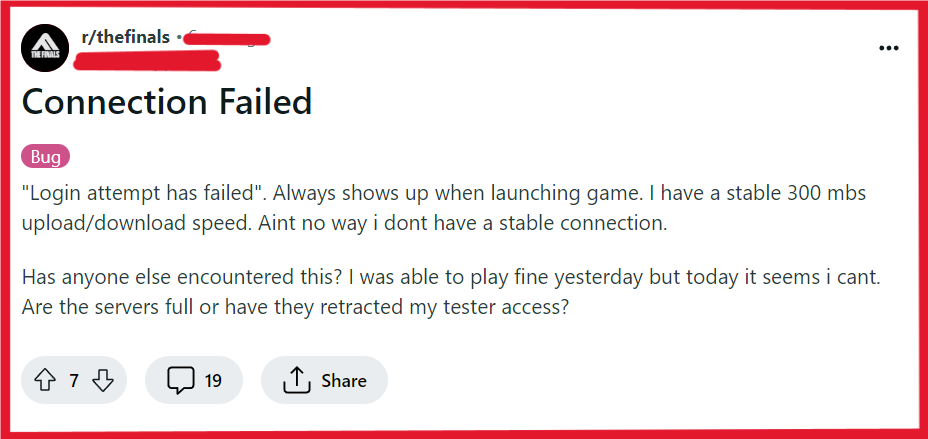 How To Fix “Your Login Attempt Failed Connection Failed” In The Finals 2 Fix Your Login Attempt Failed Connection Failed Error In The Finals