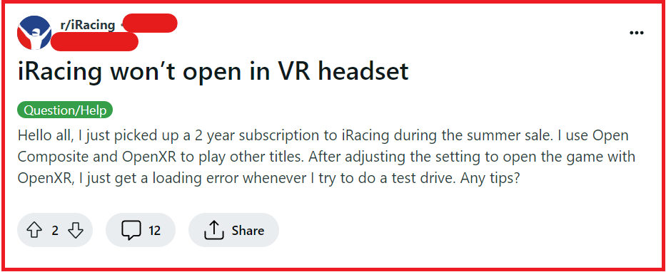 How To Fix iRacing Not Launching In VR 2 Fix iRacing Not Launching In VR