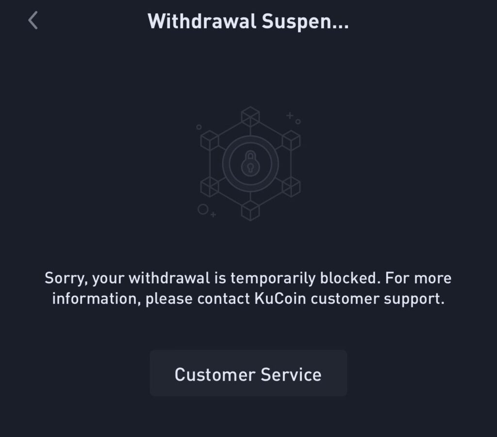 How To Fix KuCoin Withdrawal Suspended 1 Fix kuCoin Withdrawal Suspended in KuCoin