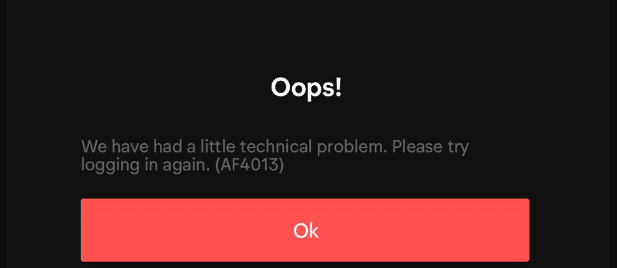 How To Fix Foxtel Error code Af4013 1 Fortex error code AF4013