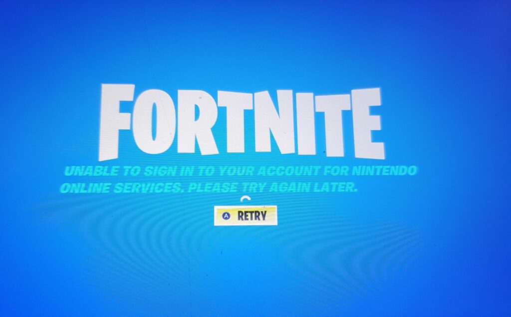 How To Fix Fortnite Unable To Sign In To Your Account For Nintendo Online Services 2 Fortnite for unable to sign in to your account for nintendo online services