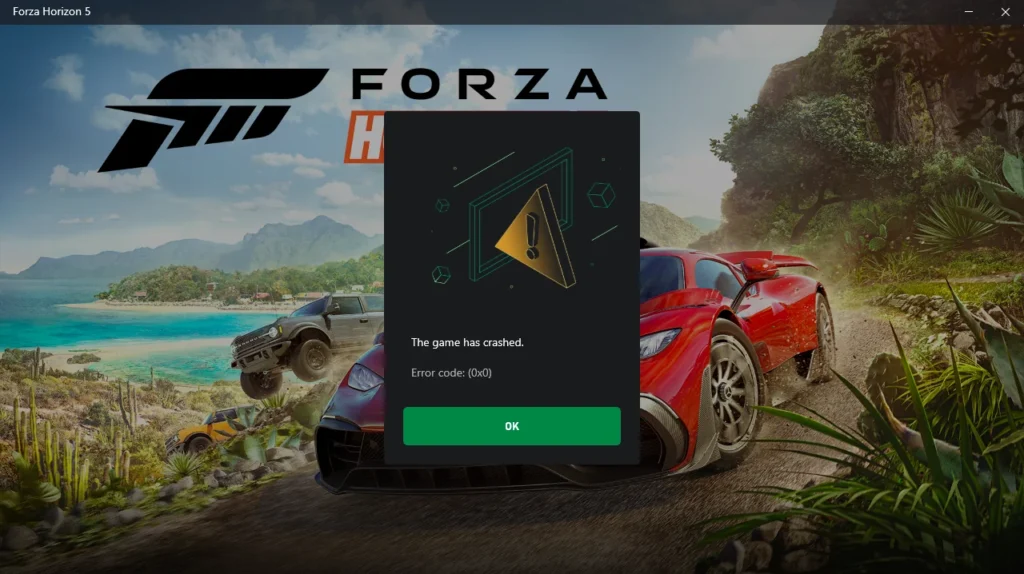 How To Fix Forza Horizon 5 Error Code 0x0 The Game Has Crashed 2 Forza Horizon 5 Error Code 0x0 The Game Has Crashed