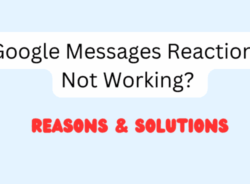 Google Messages Reactions Not Working Reasons Solutions