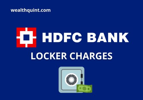 HDFC Bank Locker Charges