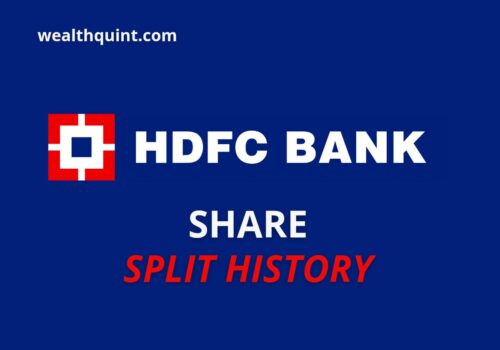 HDFC Bank Share Split History