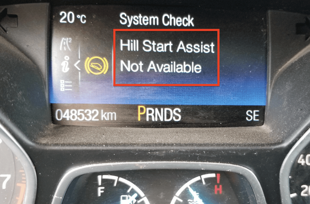 Hill Start Assist Not Available ford