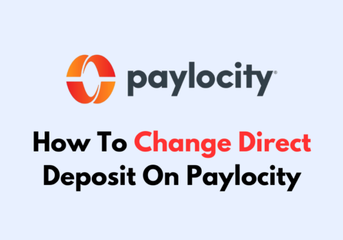 How To Change Direct Deposit On Paylocity