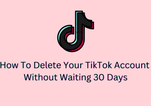 How To Delete Your TikTok Account Without Waiting 30 Days