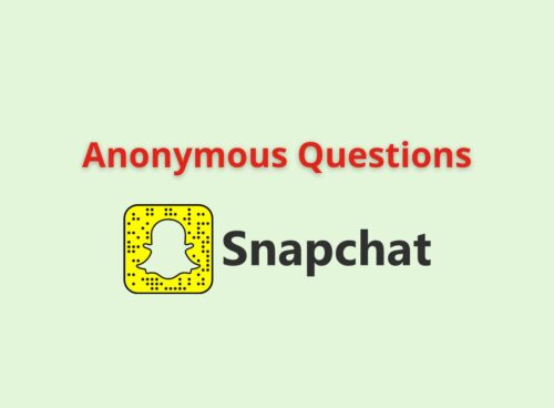 How To Do Anonymous Questions On Snapchat