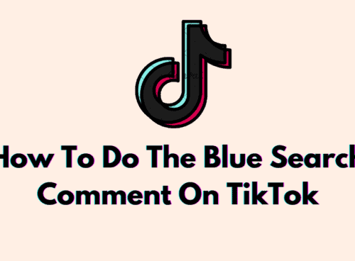 How to Do the Blue Search Comment on TikTok 11 How To Do The Blue Search Comment On TikTok