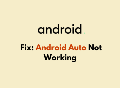 How To Fix Android Auto Not Working 1