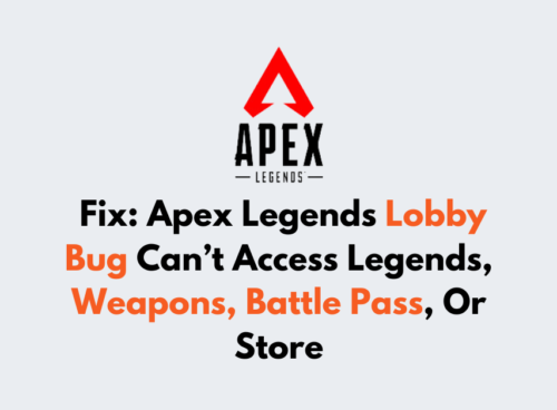 How To Fix Apex Legends Lobby Bug Cant Access Legends Weapons Battle Pass Or Store