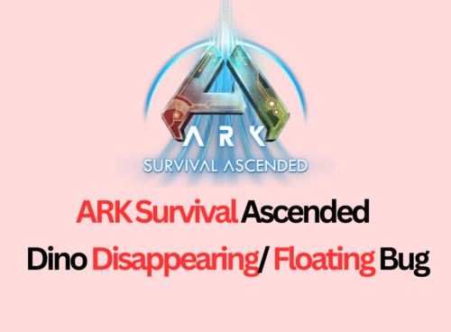 How To Fix Ark Survival Ascended Dino Disappearing/ Floating Bug