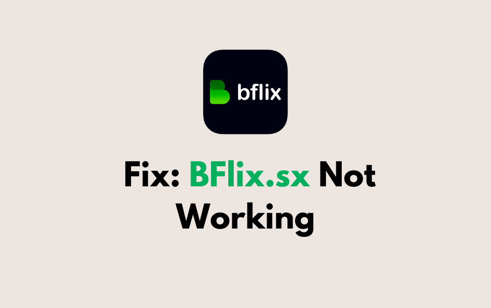 How To Fix BFlix.sx Not Working