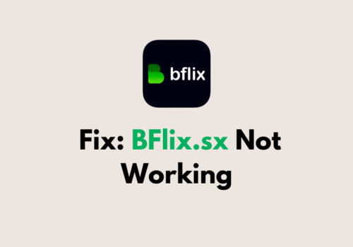 How To Fix BFlix.sx Not Working